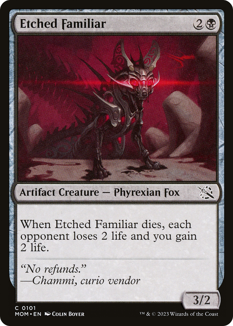 Etched Familiar [March of the Machine] | Good Games Cannington