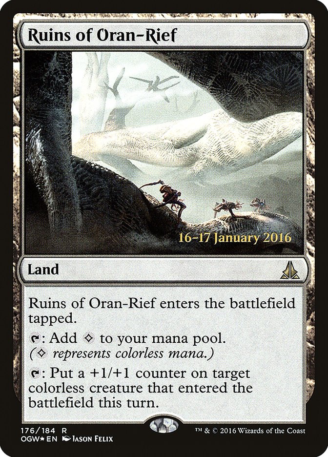 Ruins of Oran-Rief [Oath of the Gatewatch Prerelease Promos] | Good Games Cannington