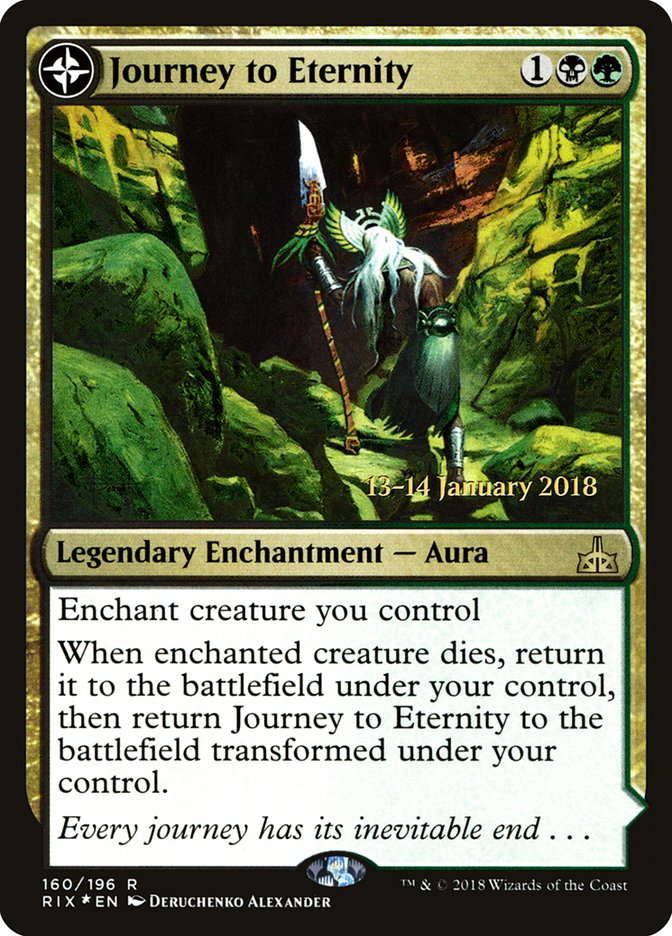 Journey to Eternity // Atzal, Cave of Eternity [Rivals of Ixalan Prerelease Promos] | Good Games Cannington