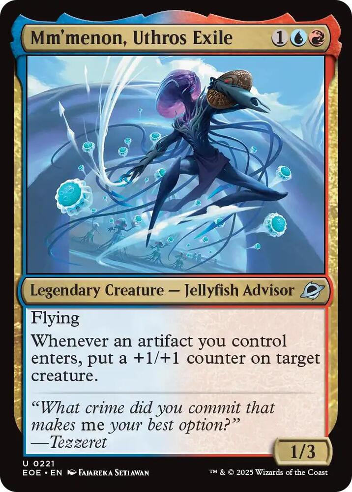 Mmmenon Uthros Exile 221 (Edge of Eternities)  - Foil | Good Games Cannington