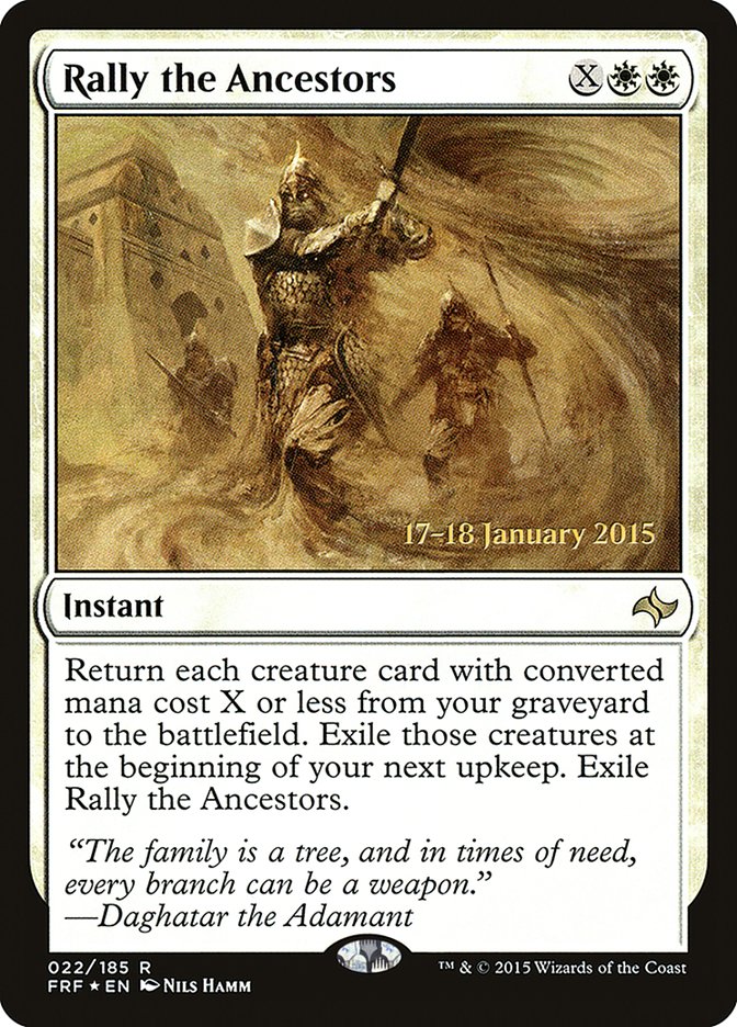 Rally the Ancestors [Fate Reforged Prerelease Promos] | Good Games Cannington