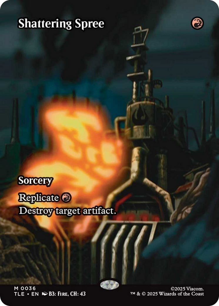 Shattering Spree (Borderless) [Avatar: The Last Airbender: Eternal-Legal] | Good Games Cannington