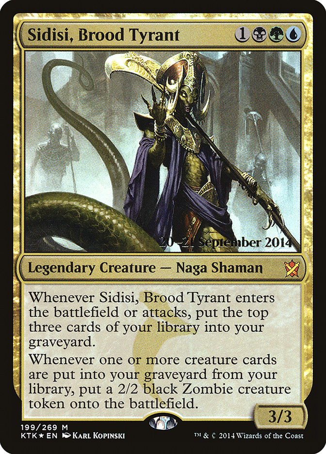 Sidisi, Brood Tyrant [Khans of Tarkir Prerelease Promos] | Good Games Cannington