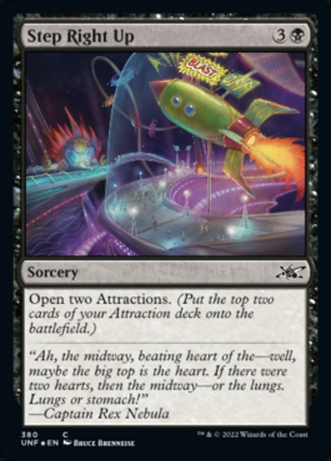 Step Right Up (Galaxy Foil) [Unfinity] | Good Games Cannington