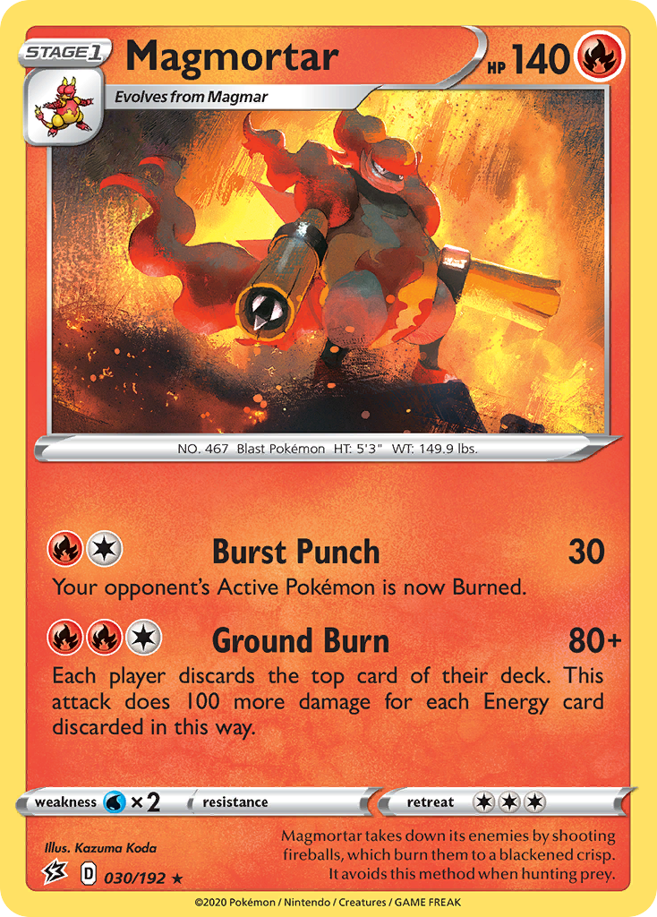 Magmortar (030/192) [Sword & Shield: Rebel Clash] | Good Games Cannington