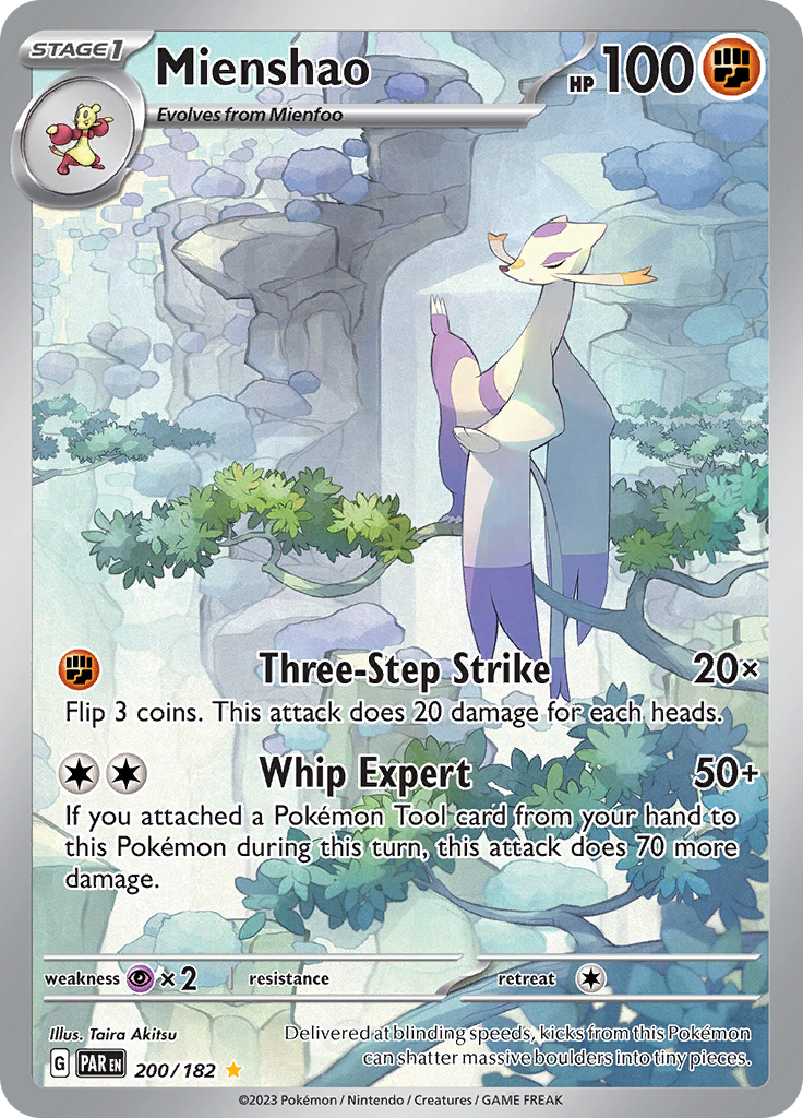 Mienshao (200/182) [Scarlet & Violet: Paradox Rift] | Good Games Cannington