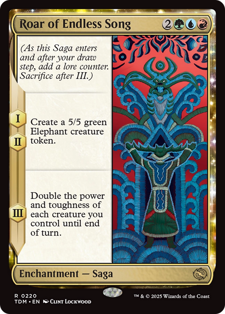 Roar of Endless Song [Tarkir: Dragonstorm] | Good Games Cannington