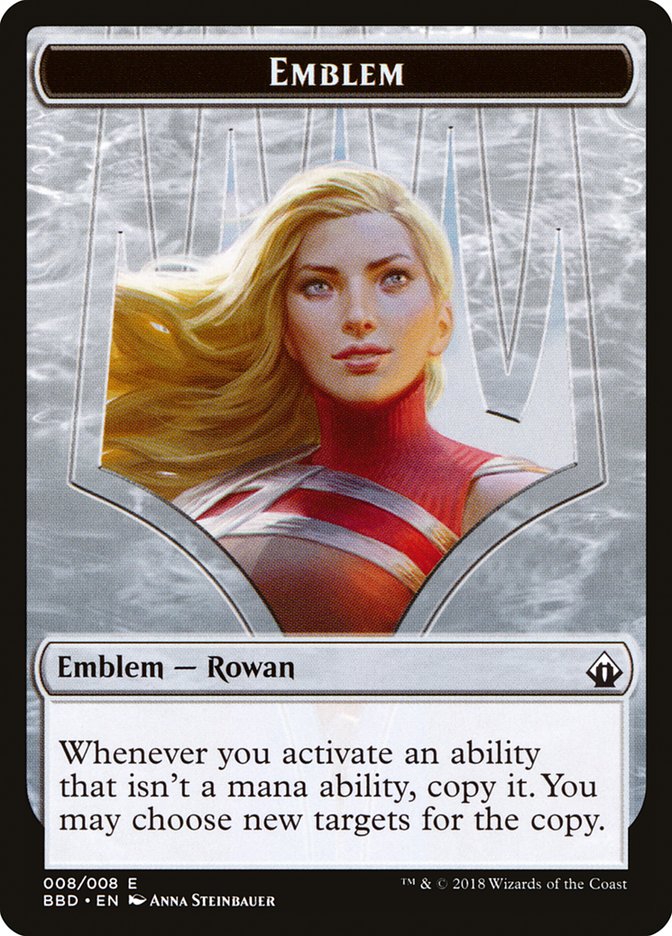 Rowan Kenrith Emblem [Battlebond Tokens] | Good Games Cannington