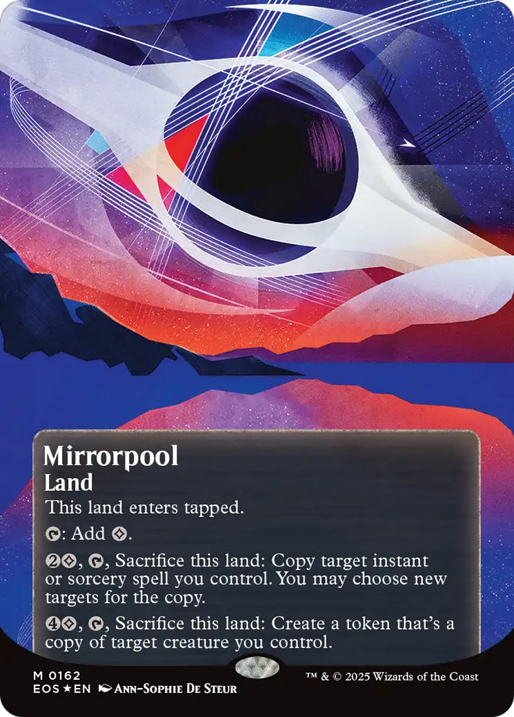 Mirrorpool (0162) (Borderless) (Galaxy Foil) [Edge of Eternities: Stellar Sights] | Good Games Cannington