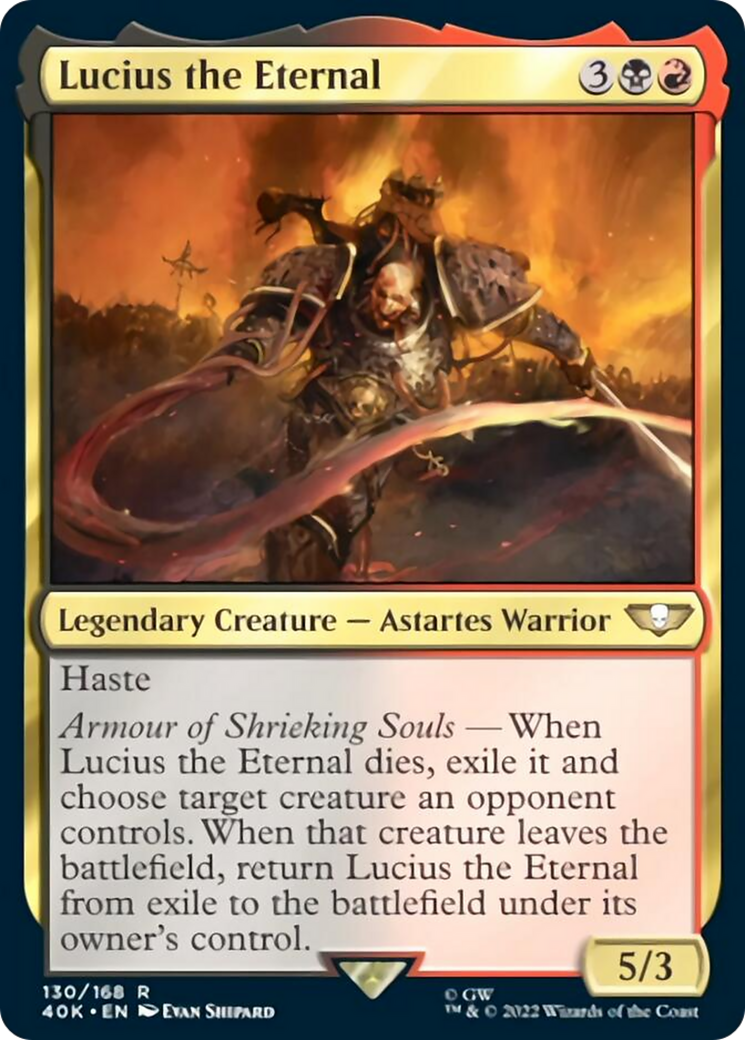 Lucius the Eternal (Surge Foil) [Warhammer 40,000] | Good Games Cannington