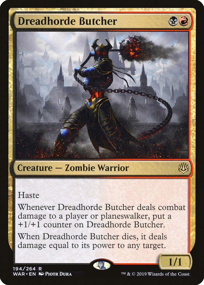 Dreadhorde Butcher 194/264 (War of the Spark)  | Good Games Cannington