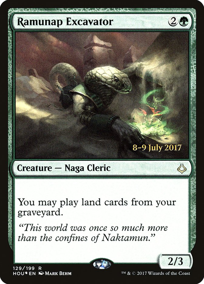 Ramunap Excavator [Hour of Devastation Prerelease Promos] | Good Games Cannington