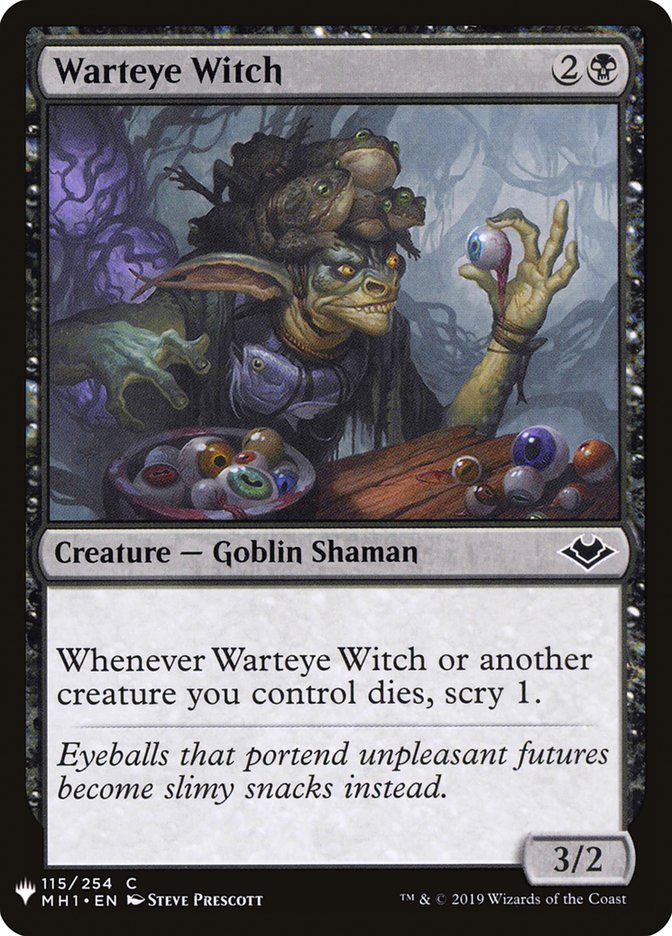 Warteye Witch [Mystery Booster] | Good Games Cannington