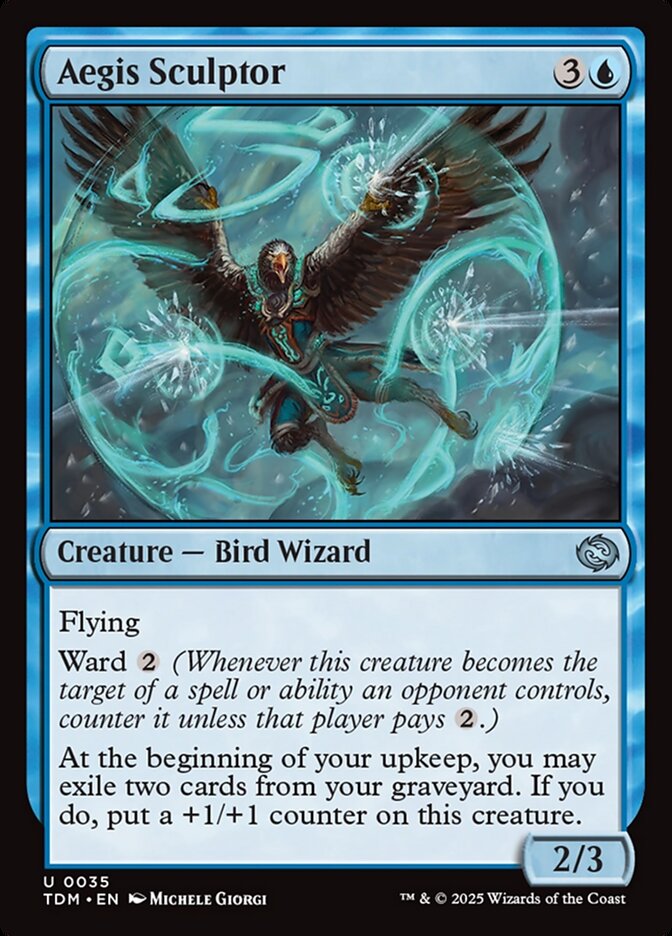 Aegis Sculptor 35 (Tarkir: Dragonstorm)  - Foil | Good Games Cannington