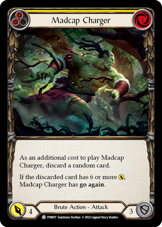 Madcap Charger (Yellow) [DYN017] (Dynasty) | Good Games Cannington