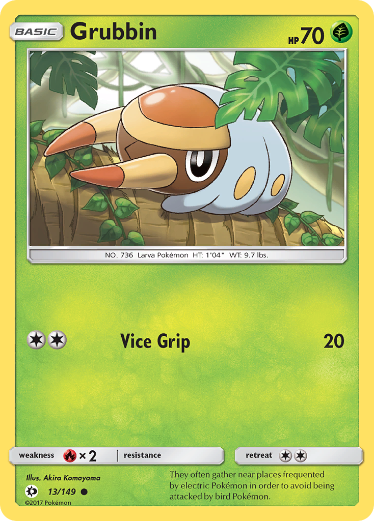 Grubbin (13/149) [Sun & Moon: Base Set] | Good Games Cannington