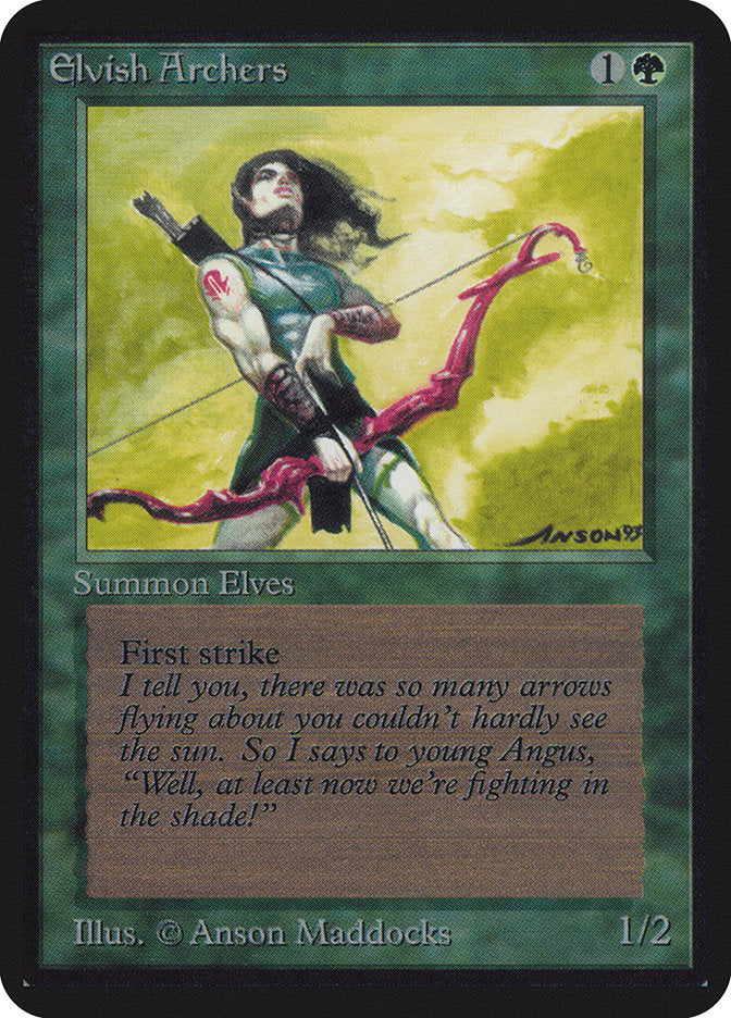 Elvish Archers [Alpha Edition] | Good Games Cannington