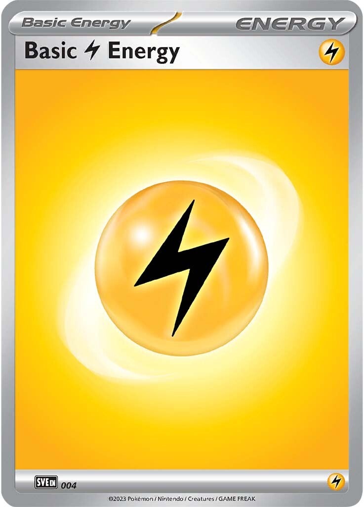 Lightning Energy (004) [Scarlet & Violet: Base Set] | Good Games Cannington
