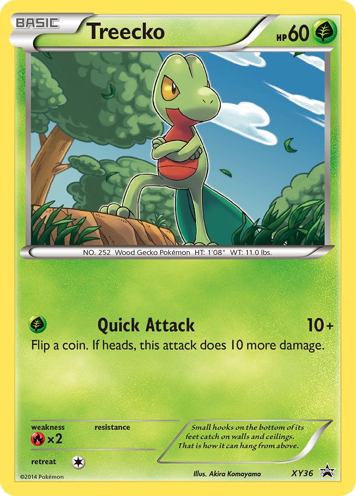 Treecko (XY36) [XY: Black Star Promos] | Good Games Cannington