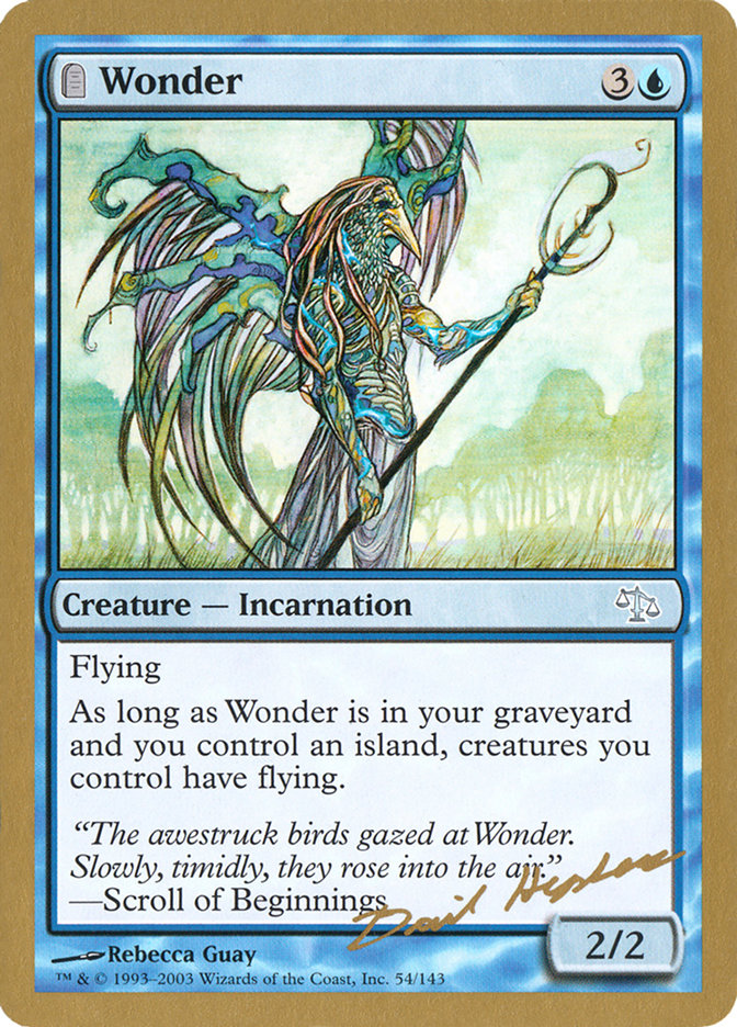 Wonder (Dave Humpherys) [World Championship Decks 2003] | Good Games Cannington