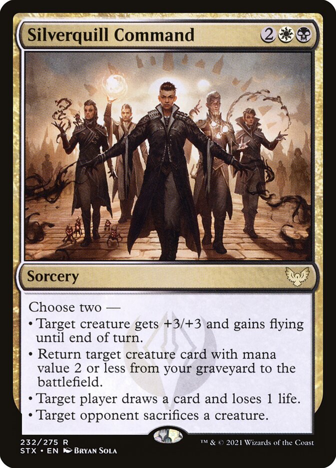 Silverquill Command 232 (Strixhaven: School of Mages)  - Foil | Good Games Cannington