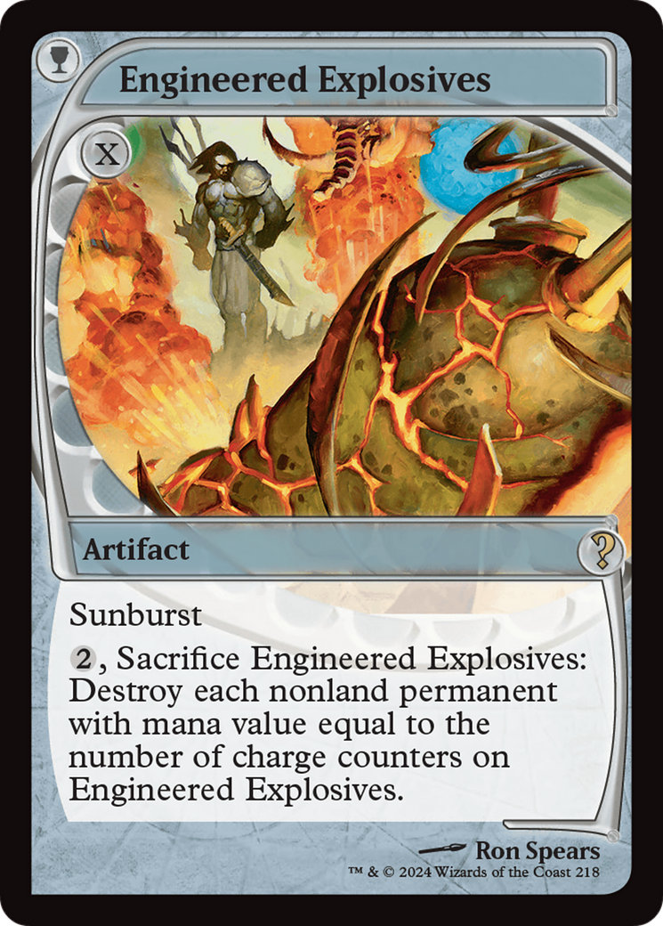 Engineered Explosives (Future Sight) [Mystery Booster 2] | Good Games Cannington