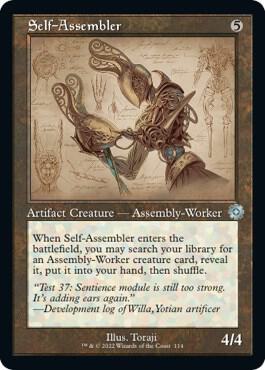Self Assembler Schematic 114 (The Brothers' War: Retro Frame Artifacts)  | Good Games Cannington