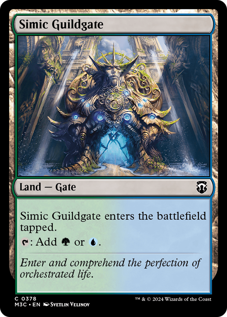 Simic Guildgate (Ripple Foil) [Modern Horizons 3 Commander] | Good Games Cannington