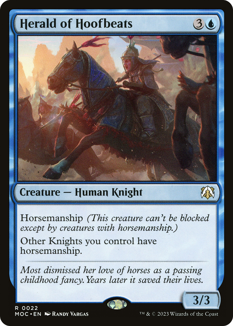 Herald of Hoofbeats [March of the Machine Commander] | Good Games Cannington