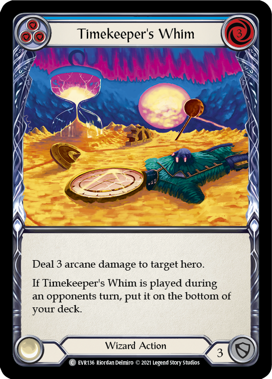 Timekeeper's Whim (Blue) [EVR136] (Everfest)  1st Edition Normal | Good Games Cannington
