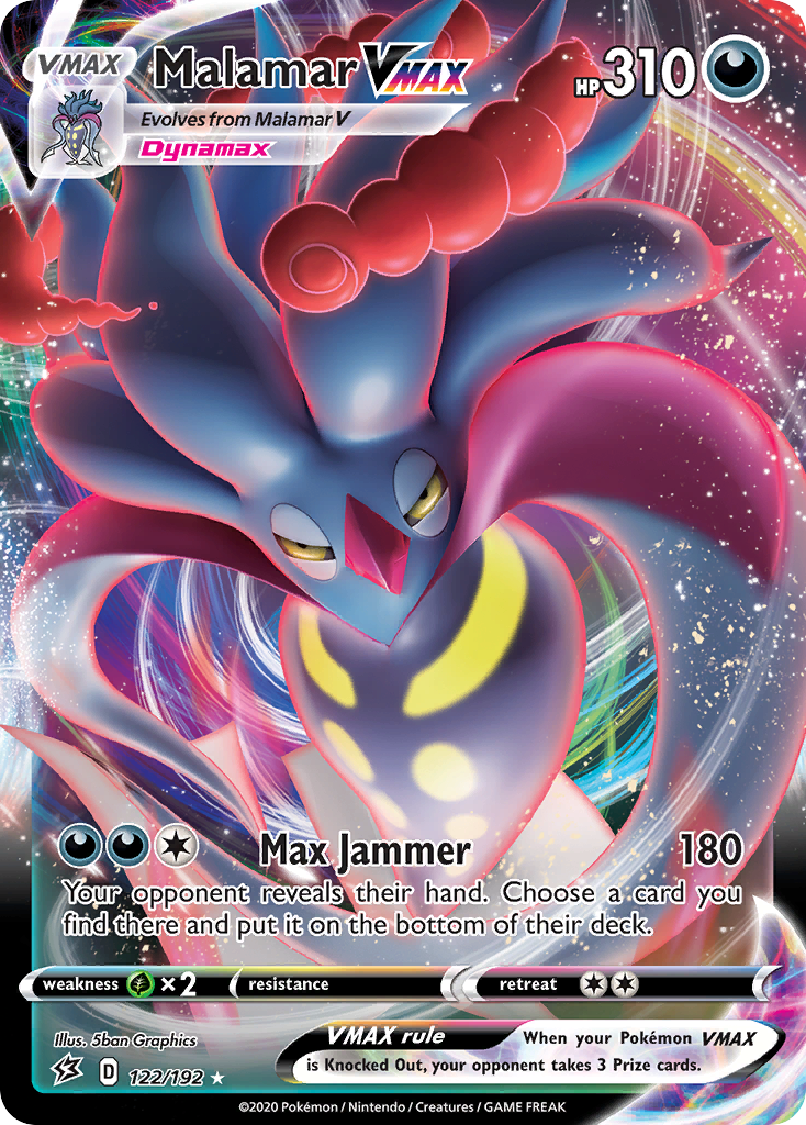 Malamar VMAX (122/192) [Sword & Shield: Rebel Clash] | Good Games Cannington