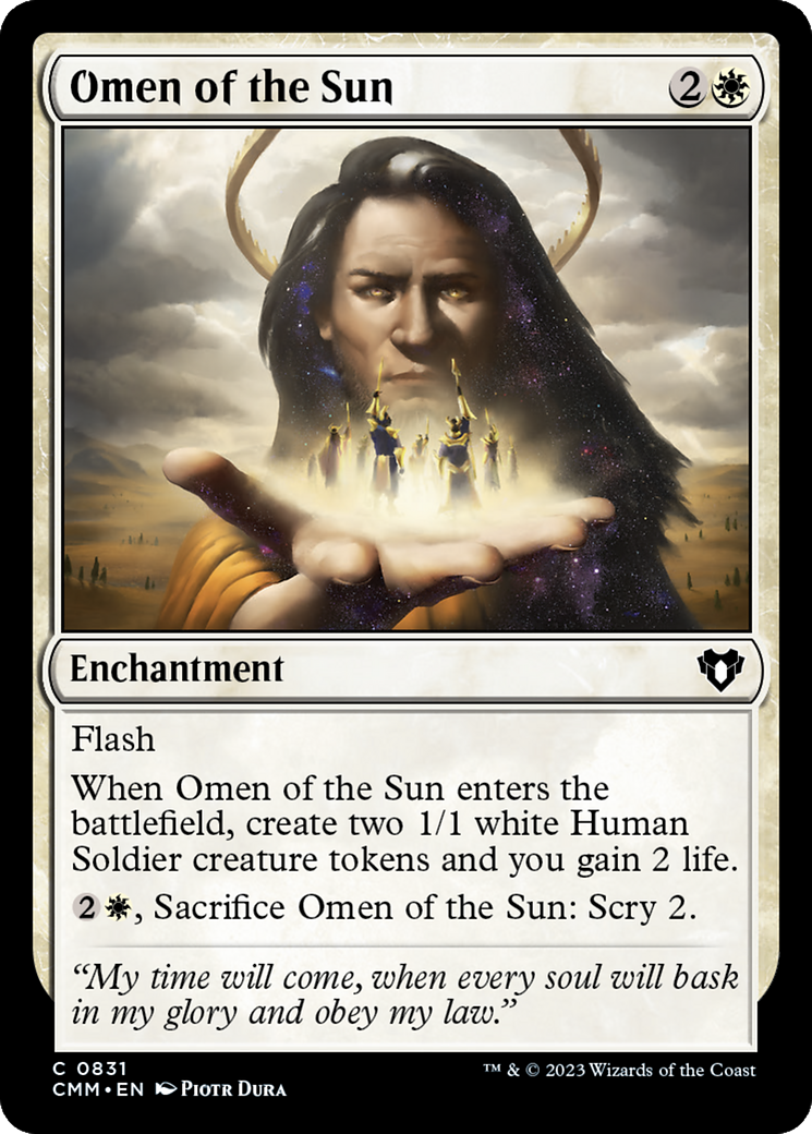Omen of the Sun [Commander Masters] | Good Games Cannington