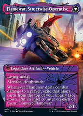 Flamewar, Brash Veteran // Flamewar, Streetwise Operative (Shattered Glass) [Transformers] | Good Games Cannington