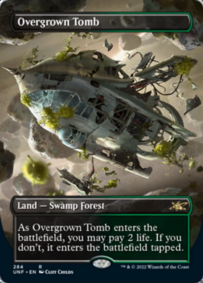 Overgrown Tomb (Borderless) [Unfinity] | Good Games Cannington