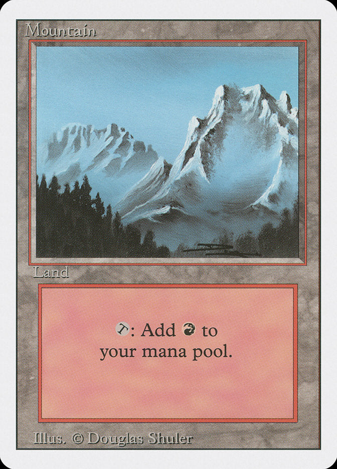 Mountain (Snow Top / Highest Point on Right) [Revised Edition] | Good Games Cannington