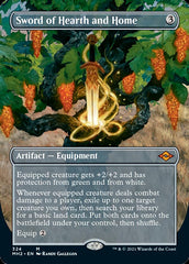 Sword of Hearth and Home (Borderless Alternate Art) [Modern Horizons 2] | Good Games Cannington