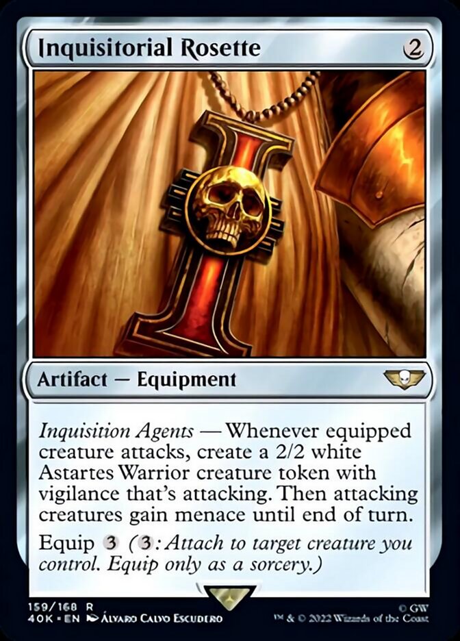 Inquisitorial Rosette (Surge Foil) [Warhammer 40,000] | Good Games Cannington