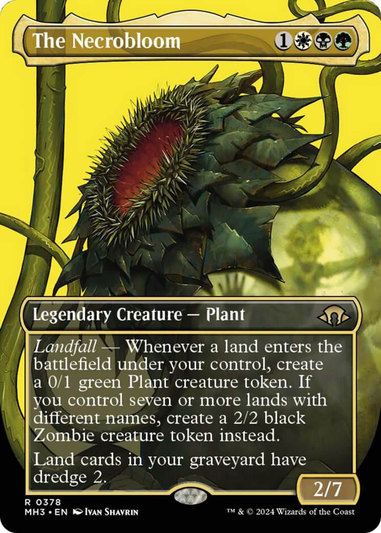 The Necrobloom (Borderless) [Modern Horizons 3] | Good Games Cannington