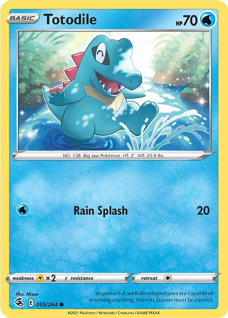 Totodile (055/264) [Sword & Shield: Fusion Strike] | Good Games Cannington