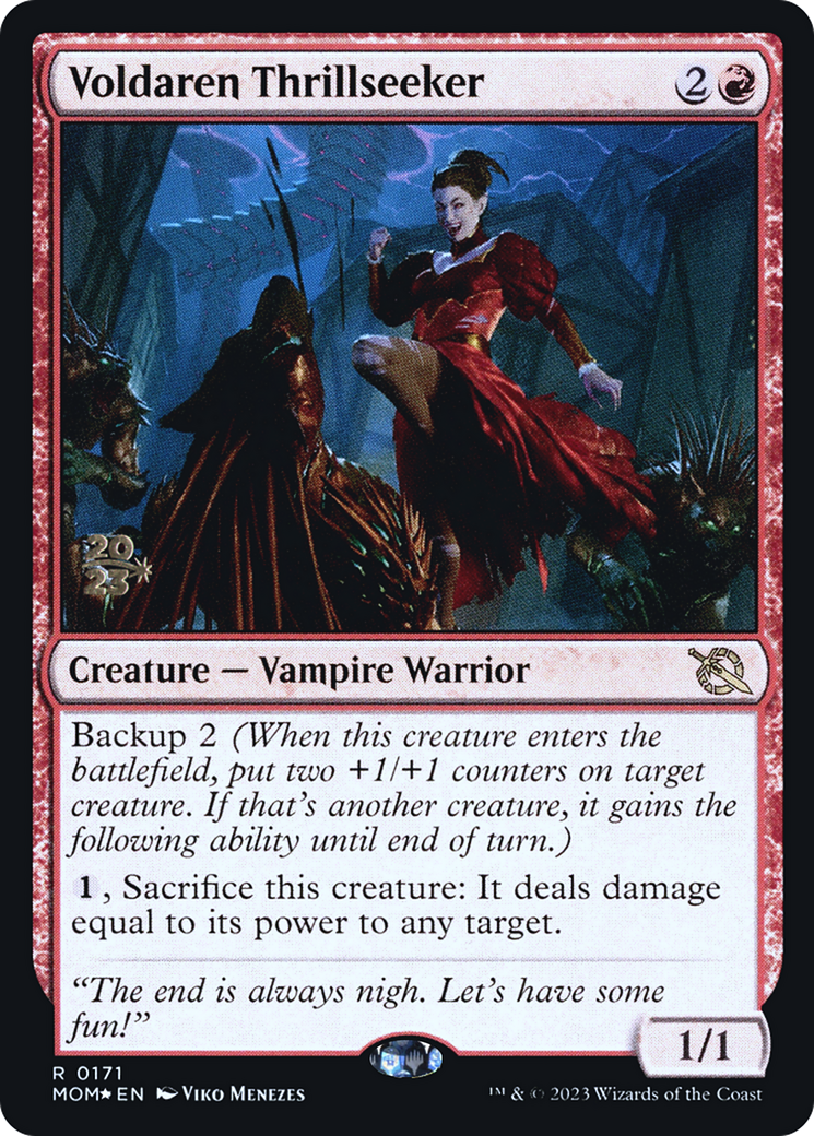 Voldaren Thrillseeker [March of the Machine Prerelease Promos] | Good Games Cannington