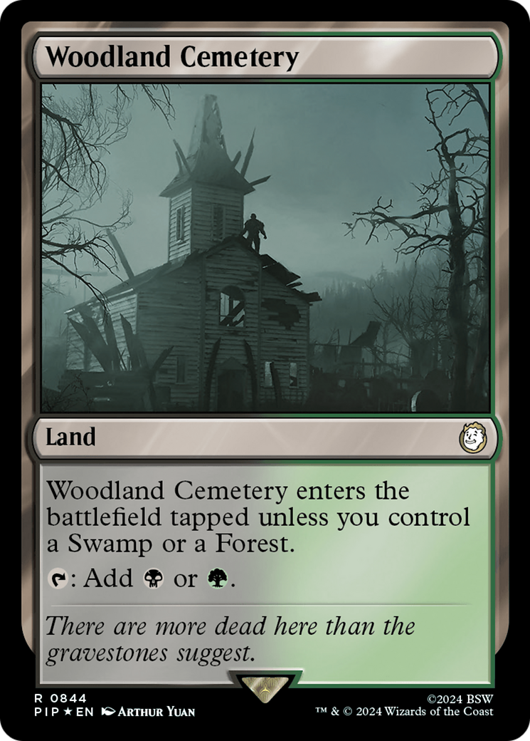 Woodland Cemetery (Surge Foil) [Fallout] | Good Games Cannington