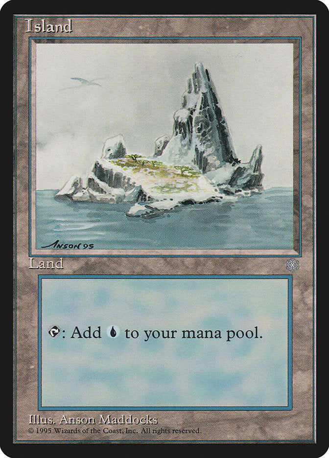 Island (Bird in Top Left / Signature on Left) [Ice Age] | Good Games Cannington