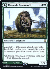 Kazandu Mammoth // Kazandu Valley [Zendikar Rising Prerelease Promos] | Good Games Cannington