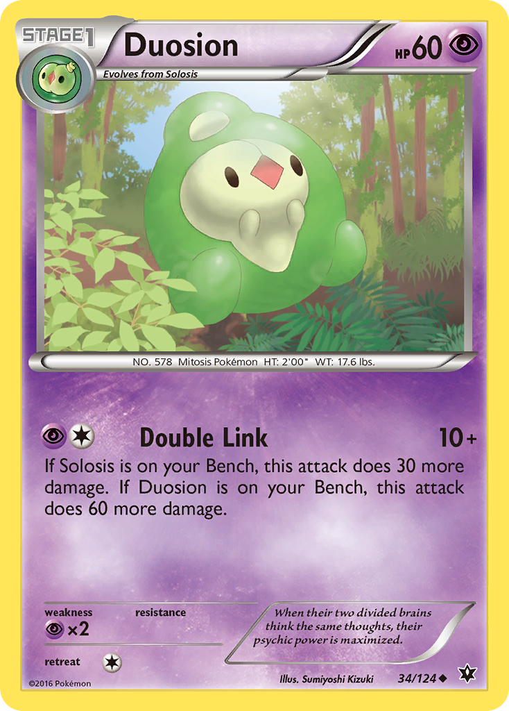 Duosion (34/124) [XY: Fates Collide] | Good Games Cannington