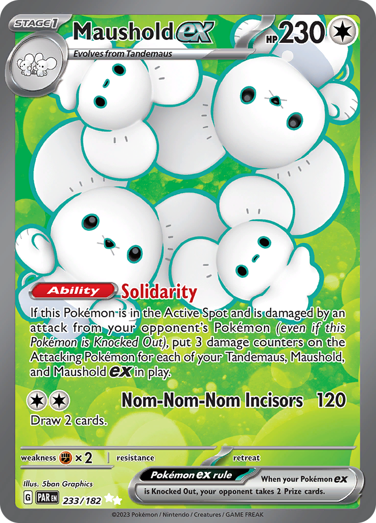 Maushold ex (233/182) [Scarlet & Violet: Paradox Rift] | Good Games Cannington