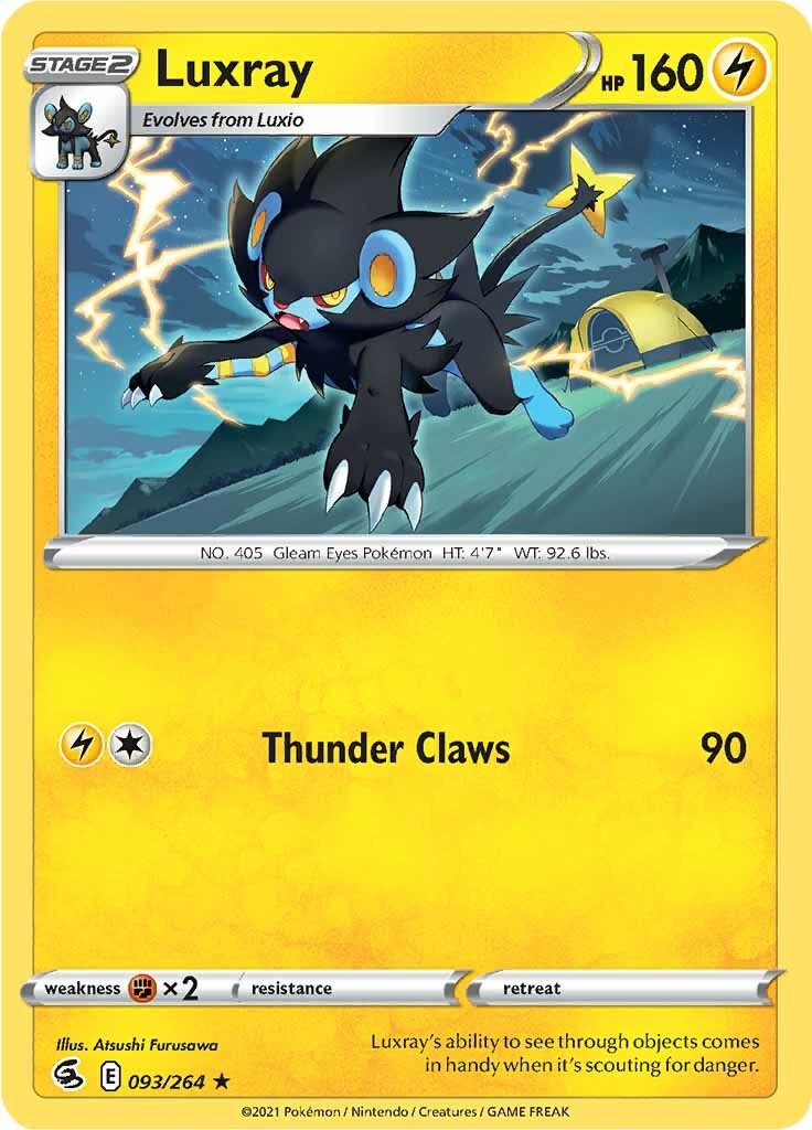 Luxray (093/264) [Sword & Shield: Fusion Strike] | Good Games Cannington