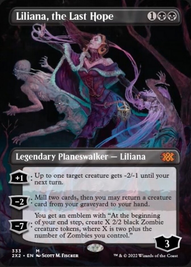 Liliana, the Last Hope (Borderless) [Double Masters 2022] | Good Games Cannington