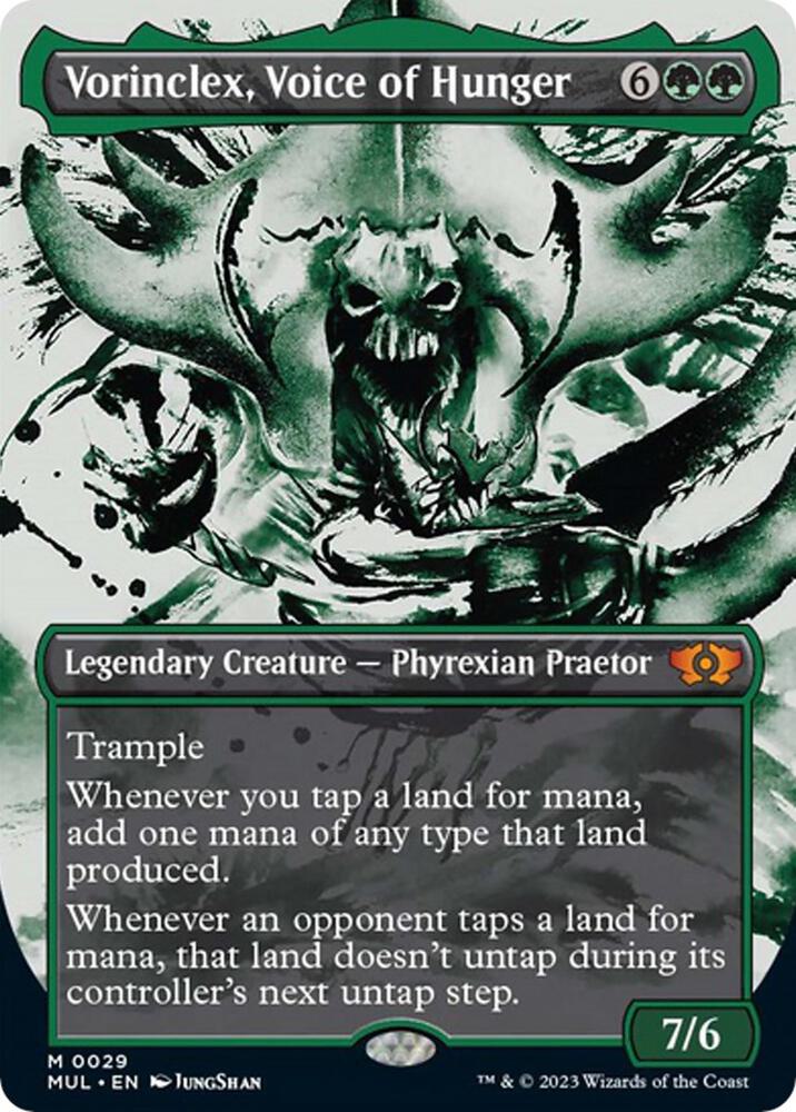 Vorinclex, Voice of Hunger 29/65 (March of the Machine: Multiverse Legends)  - Borderless Foil | Good Games Cannington