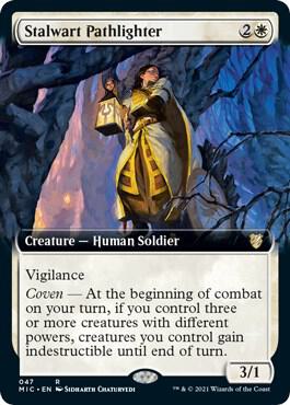 Stalwart Pathlighter Extended Art 47/38 (Commander: Innistrad: Midnight Hunt)  | Good Games Cannington