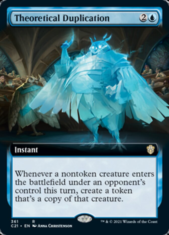 Theoretical Duplication (Extended Art) [Commander 2021] | Good Games Cannington